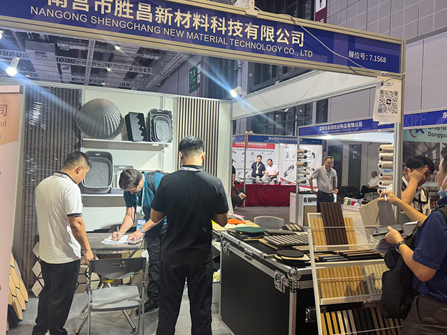grille acoustic panels exhibition