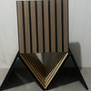 Polyester Fiber Folding Half-section Sound-absorbing Panel With Wood Veneer Finish