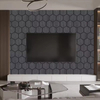 Hexagonal Wooden Slat Panel
