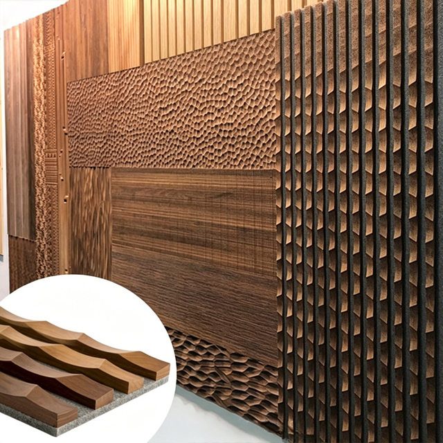 Polyester-Fiber-Solid-Wood-Acoustic-Panel