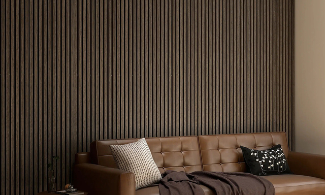Wooden-Slat-Acoustic-Panels-with-Polyester-Fiber-–-Living-Room-&-Bedroom
